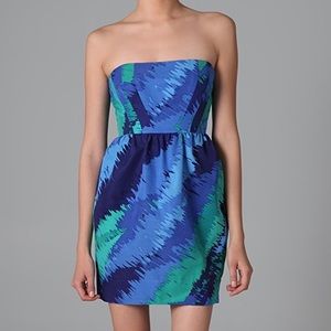 Shoshanna Strapless Tulip Dress Sz 6